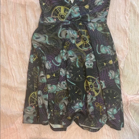 NWNT Steampunk Cheshire Cat Dress Alice in Wonderland - Picture 7 of 8
